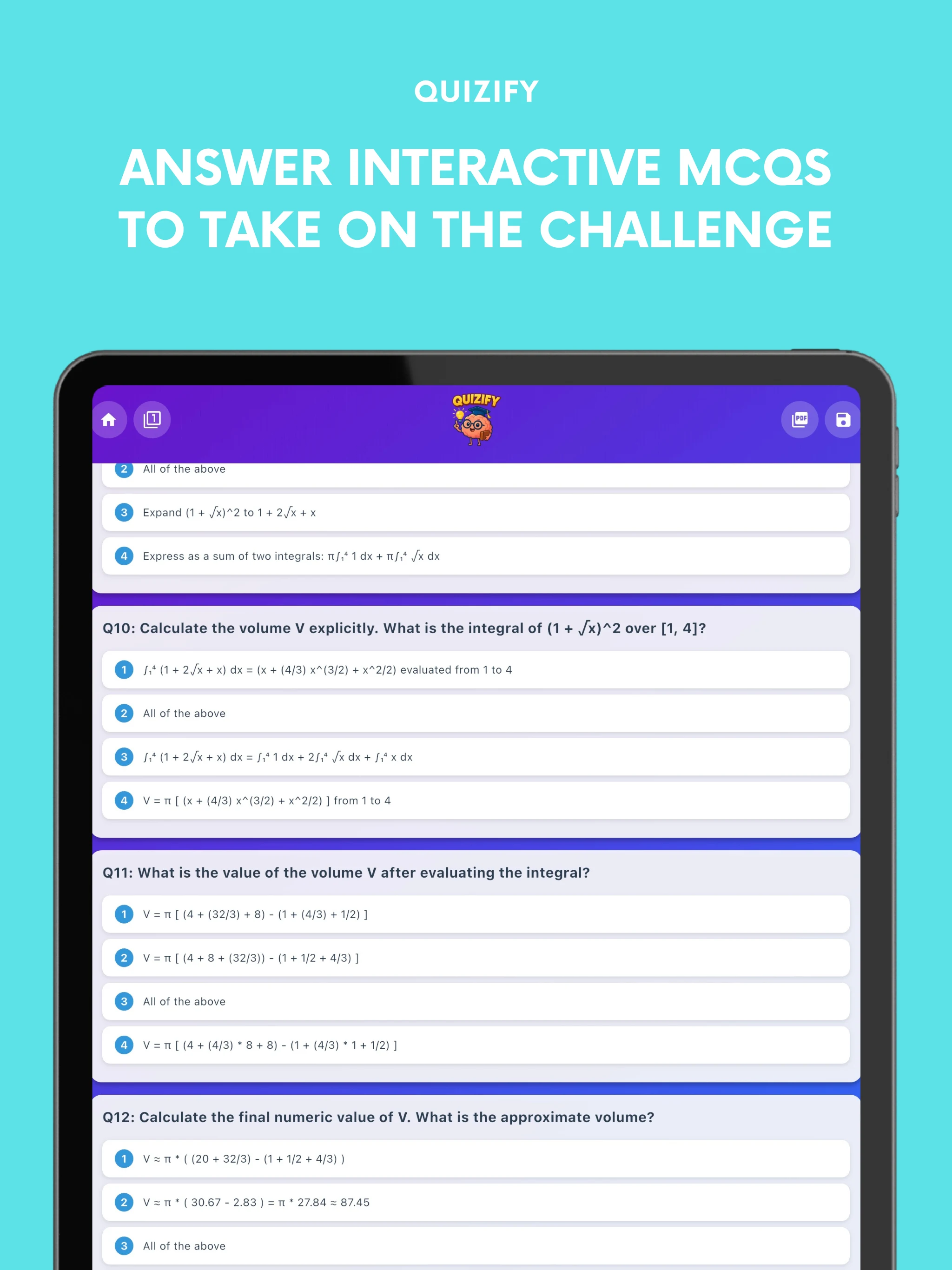Quizify AI - PDF to Quiz screenshot